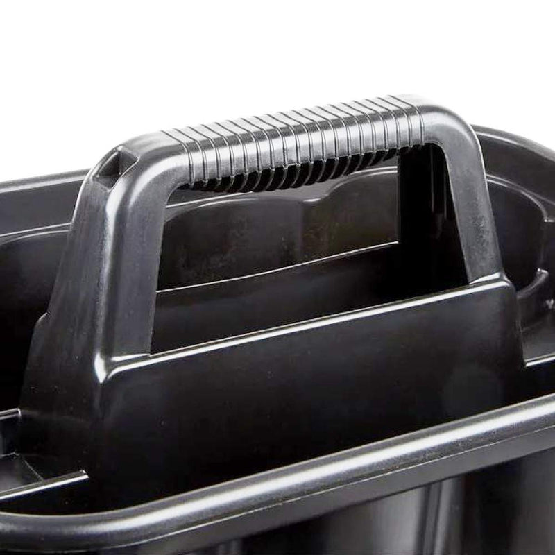 Rubbermaid Commercial Products Deluxe Carry Caddy for Cleaning Products, Spray Bottles, Sports/Water Bottles, and Postmates/Uber Eats Drivers, Black (FG315488BLA) 1 Pack - NewNest Australia