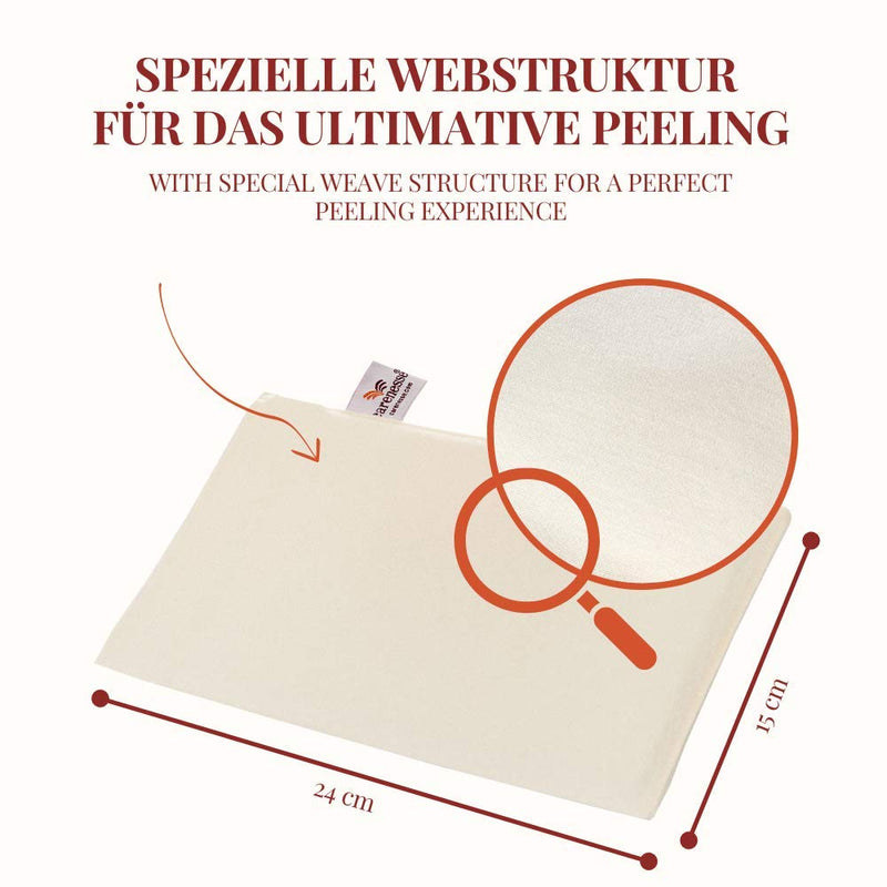 Carenesse peeling glove Classic I Body peeling deep into the pores I Hamam peeling glove natural & effective I Body scrub exfoliating glove I Without chemicals and plastic I Ökotest GUT - NewNest Australia
