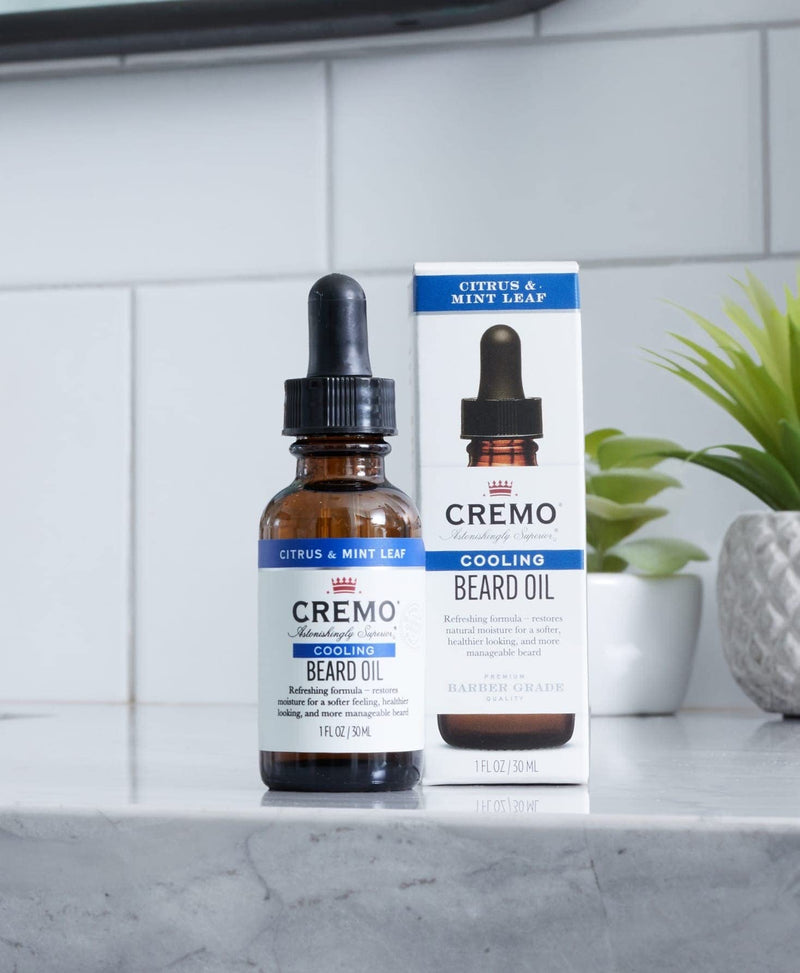 CREMO - Soothing Beard Oil For Men | Natural oils | Citrus & Mint Scent | 30ml Citrus & Mint - NewNest Australia