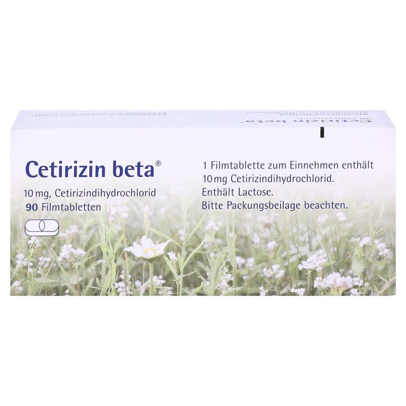 Cetirizine beta film-coated tablets, 90 pcs - NewNest Australia