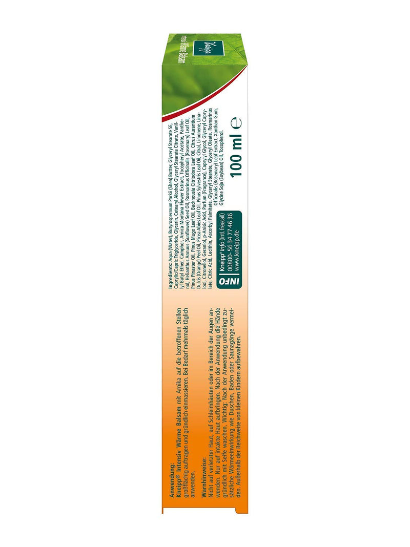 Kneipp heat balm with arnica, 100 ml - NewNest Australia