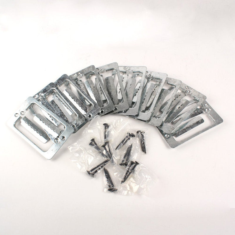 Single-Gang Drywall Brackets, Pack of 10 - NewNest Australia