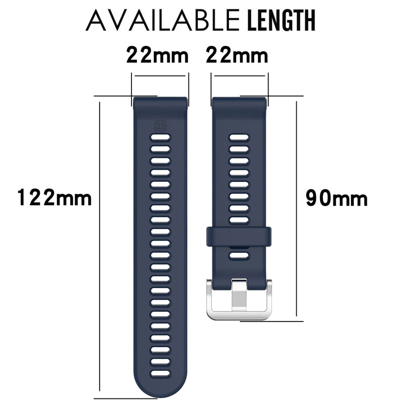 QGHXO Band for Garmin Forerunner 745, Soft Silicone Replacement Band for Garmin Forerunner 745 (No Tracker, Replacement Bands Only) 5PCS Bands-Boy - NewNest Australia