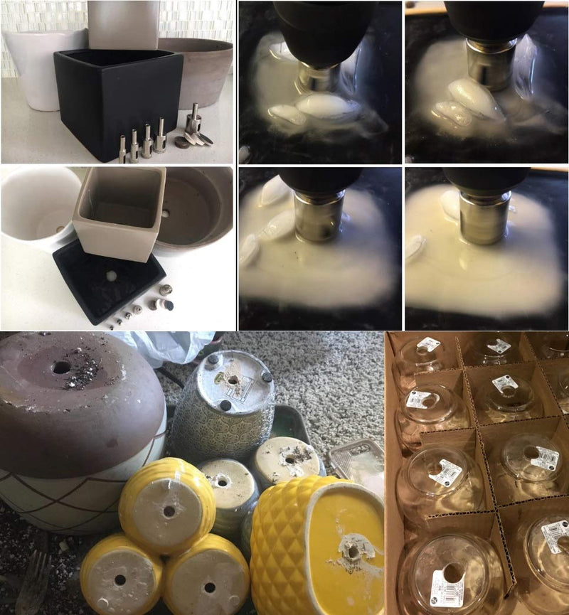Drilax 1 Inch Diamond Hole Saw Drill Bit Tiles, Glass, Fish Tanks, Marble, Granite Countertop, Ceramic, Porcelain Core Holesaw DIY Size - NewNest Australia