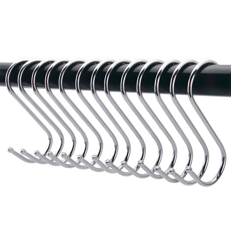 NewNest Australia - RuiLing 6-Pack 4.7 Inches Extra Large S Shape Hooks,Heavy-Duty Stainless Steel Hanging Hooks - Multiple uses,Ideal for Apparel, Kitchenware, Utensils, Plants, Towels, Gardening Tools. XL 