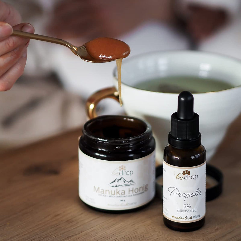 bedrop | The children's set - Manuka honey MGO 400+ & propolis tincture 10% (without alcohol/alcohol-free) - NewNest Australia