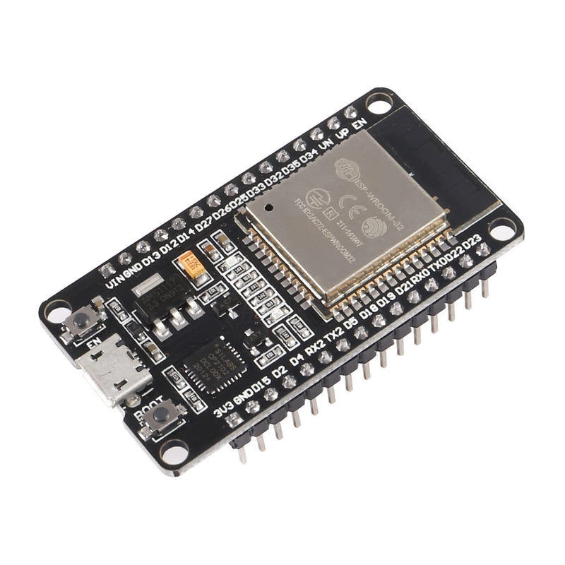 Aokin ESP32 ESP-WROOM-32 Development Board 2.4 GHz WiFi and Bluetooth Dual Cores Microcontroller ESP-WROOM-32 Chip for Arduino NodeMCU, 2 Pcs 2Pcs - NewNest Australia