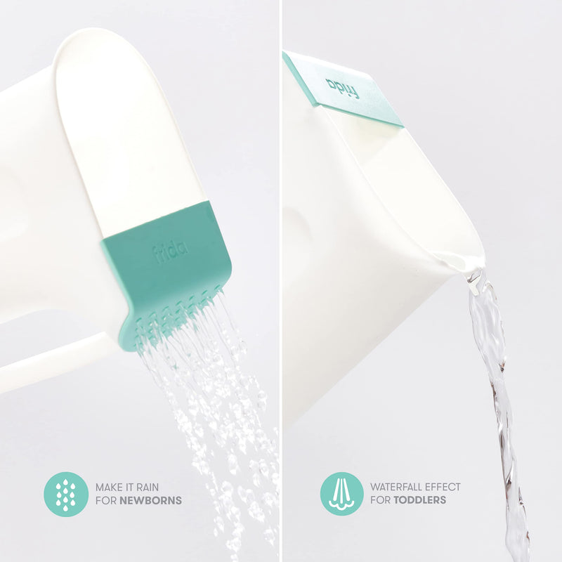 Control The Flow Rinser by Frida Baby Bath Time Rinse Cup with Easy Grip Handle and Removable Rain Shower - NewNest Australia