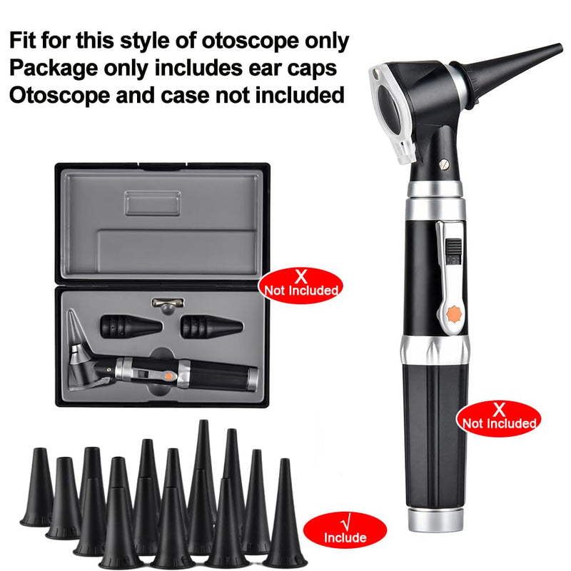 Ninyoon Original 4 Pack 2.4/3/4/5mm Otoscope Speculum Tips, Reusable Non-Disposable Speculum Otoscope Tips Accessory Set for Adults and Children, Total 16 Units - NewNest Australia