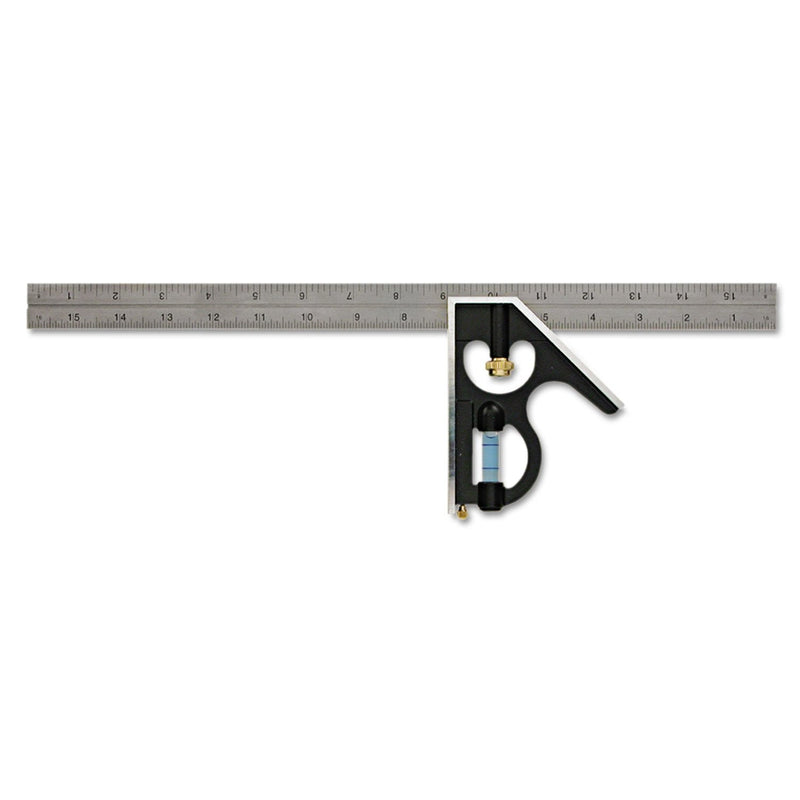Empire Level E250 12-Inch Heavy Duty Professional Combination Square w/Etched Stainless Steel Blade and True BlueR Vial - NewNest Australia