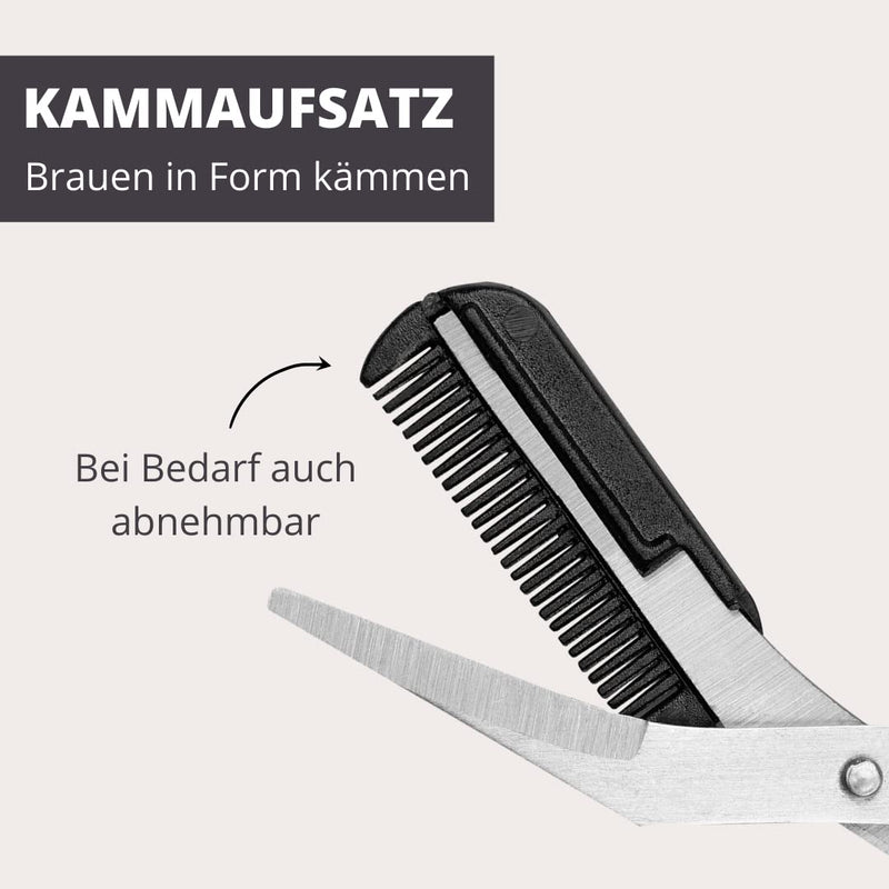 PARSA Beauty eyebrow scissors trimmer scissors with comb for shortening eyebrows and eyelashes for women and men - eyebrow trimmer - NewNest Australia