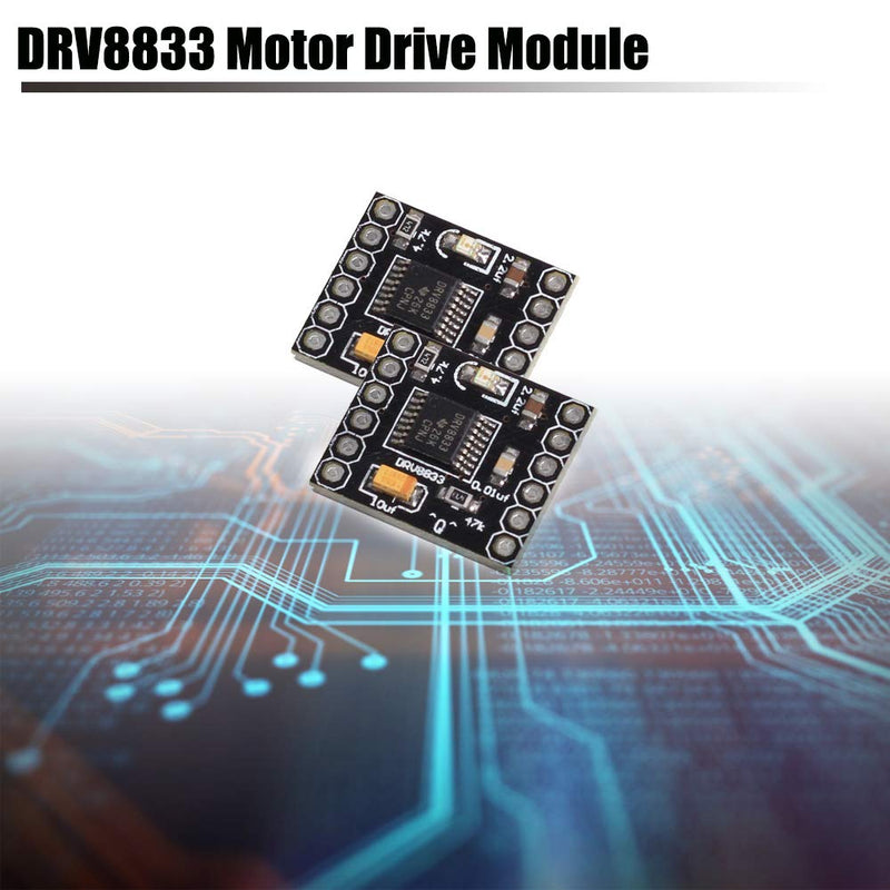 KOOBOOK 2Pcs DRV8833 Motor Drive Module 1.5A Dual H Bridge DC Gear Motor Driver Controller Board - NewNest Australia