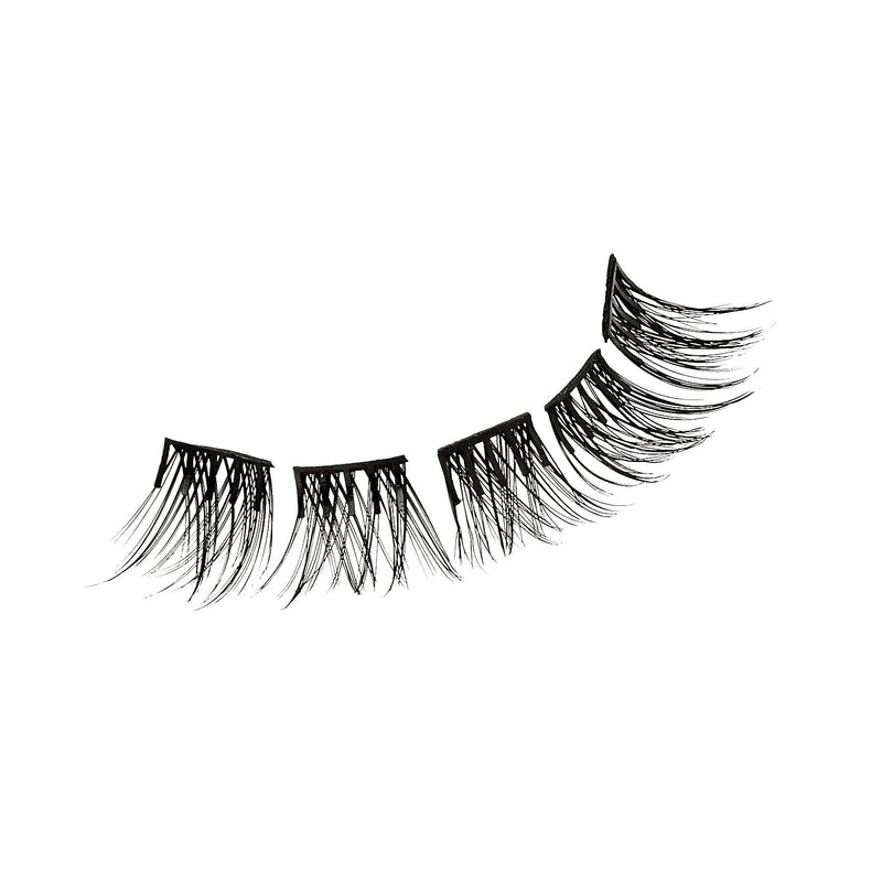 KISS imPRESS Press-On Falsies Eyelash Clusters Kit, Voluminous, Black, Fuss Free, Invisible Band, Natural, 24 Hours, No Damage, No Sticky Residue, Gorgeous, Flawless, Quick & Easy | 20 Clusters - NewNest Australia