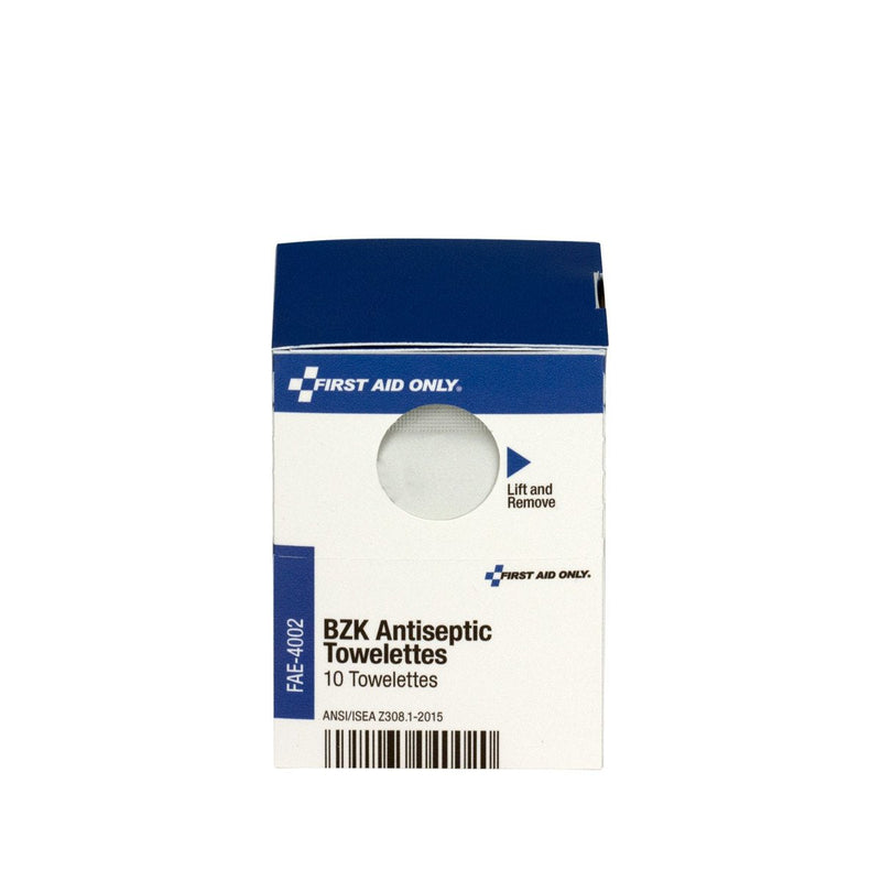 First Aid Only - FAE-4002 Sting Free Antiseptic Cleansing Wipes, 10 Count - NewNest Australia