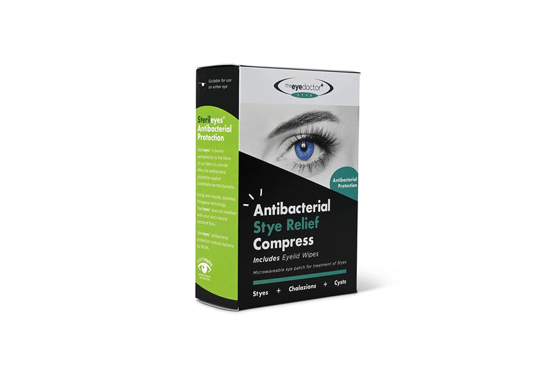 The Eye Doctor Stye Relief Compress Featuring Sterileyes - Microwaveable Single Eye Patch - Treatment of Styes, Chalazion & Cyst - Moist Heat Mask for Dry Eyes, Blepharitis & MGD - NewNest Australia