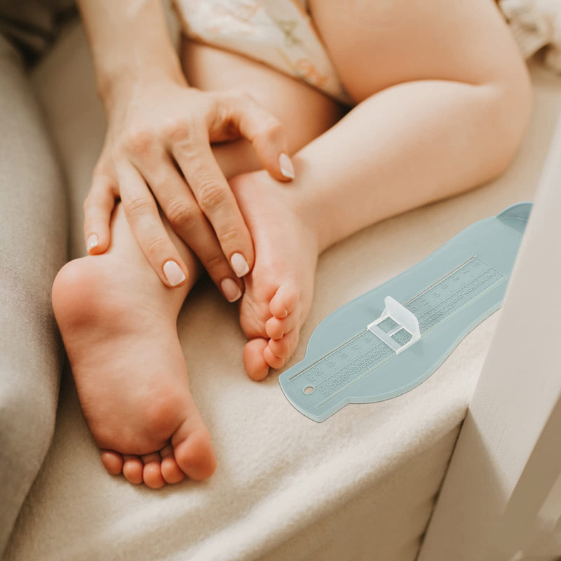 ROSENICE Baby Foot Measurement Children Foot Measurement Measuring Tool Shoes Size Measuring Gauge (Plain Blue) - NewNest Australia