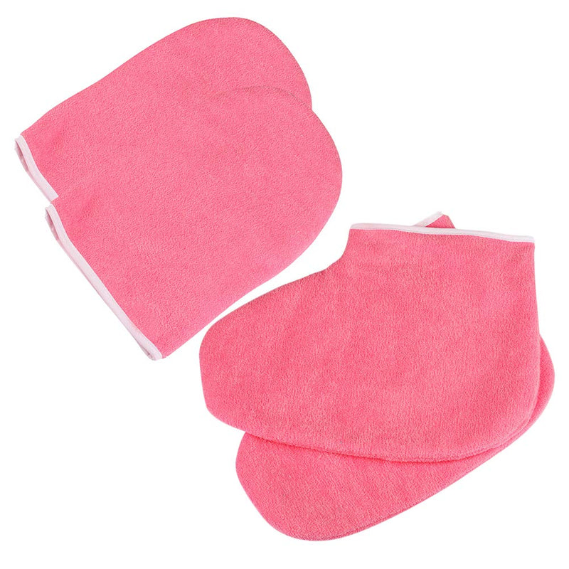 Minkissy Paraffin Wax Work Gloves and Booties Set Beauty Care Supplies for Heat Therapy Spa Therabath - NewNest Australia