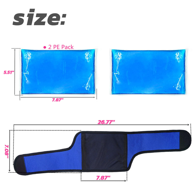 Knee Cooling Pad Gel Cooling Pads For Knee Hot Cold Therapy - Ideal For Knee Joint Pain, Swelling, Meniscus Tear, Rheumatoid Arthritis. Men And Women, 2 √Ó Cold Compresses (8 X 5.5 Inches) - NewNest Australia