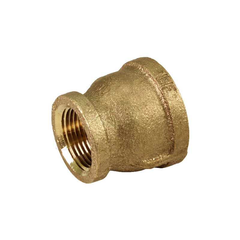 Supply Giant CSSD1121 1-1/2 in. x 3/4 in. Lead Free Reducing Coupling with Female National Pipe Taper Threaded Ends Brass Construction Higher Corrosion Resistance, Economical & Easy to Install, 17 - NewNest Australia