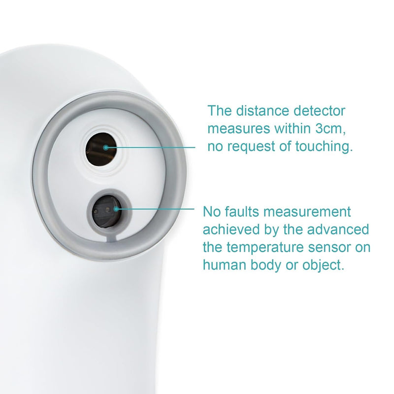 EUROPAPA fever thermometer for babies, children, adults, infrared forehead thermometer with fever alarm, °C/°F switch, 30-fold measured value memory (green) VP-T1-green - NewNest Australia