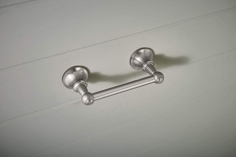 Moen DN4408BN Vale Double Post Pivoting Toilet Paper Holder, Brushed Nickel - NewNest Australia