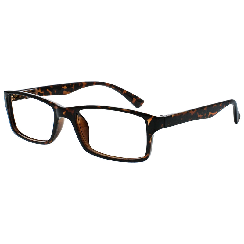 Brown Tortoiseshell Nearsighted Distance Glasses for Nearsightedness Designer Style Men Women M92-2 -1.50 -1.50 Diopter -1.50 Optical Power - NewNest Australia