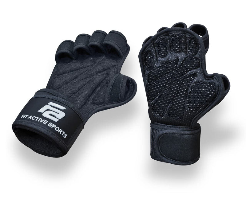New Ventilated Weight Lifting Workout Gloves with Built-in Wrist Wraps for Men and Women - Great for Gym Fitness, Cross Training, Hand Support & Weightlifting. Small - NewNest Australia