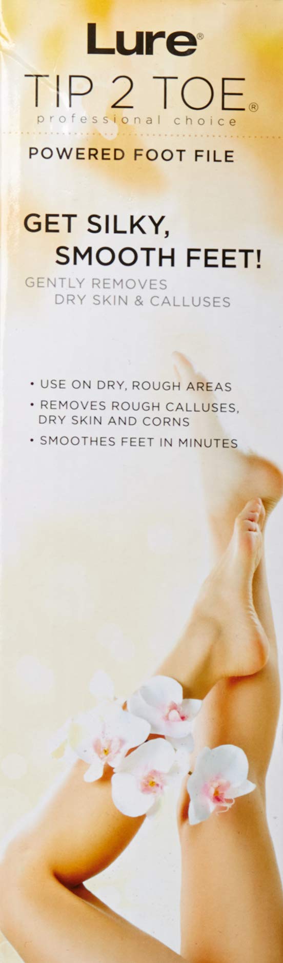 J D beauty professional Tip2Toe Electric Callus Remover, White & Silver - NewNest Australia