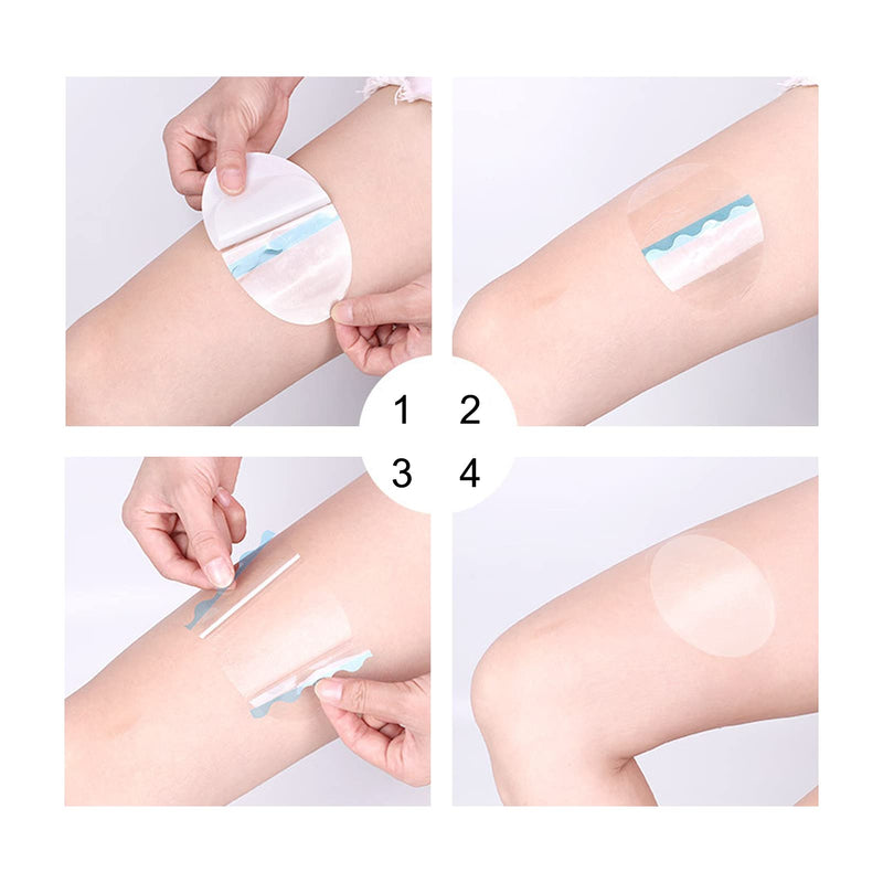 Sonew 10pcs Thigh Anti Friction Pads, Unisex Disposable Anti Chafe Body Thigh Tape Invisible Body Anti-Friction Pads for Outdoor Clear Color - NewNest Australia