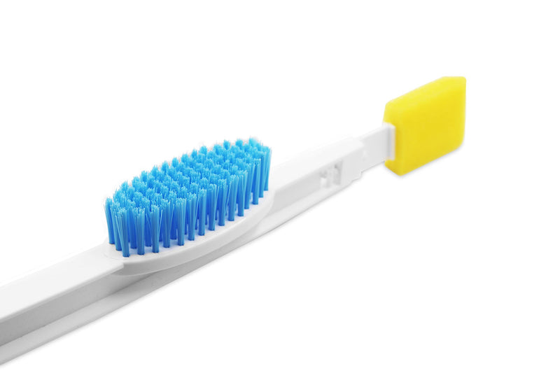 KMINA - Long Handled Foot Brush and Sponge, Foot Cleaner for Shower, Long Reach Toe Washer, Feet Cleaning Brush for Shower, Extra Long Handled Brush to Wash Feet (Includes Spare Parts) - NewNest Australia