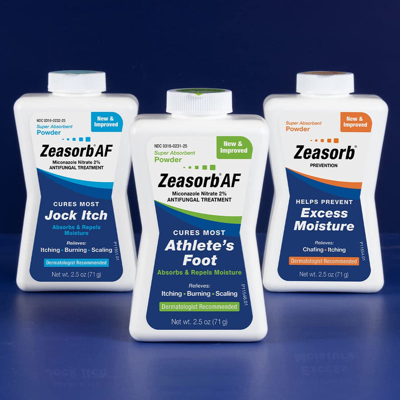 Zeasorb Super Absorbent Antifungal Treatment Powder for Jock Itch, 2.5 Ounce - NewNest Australia