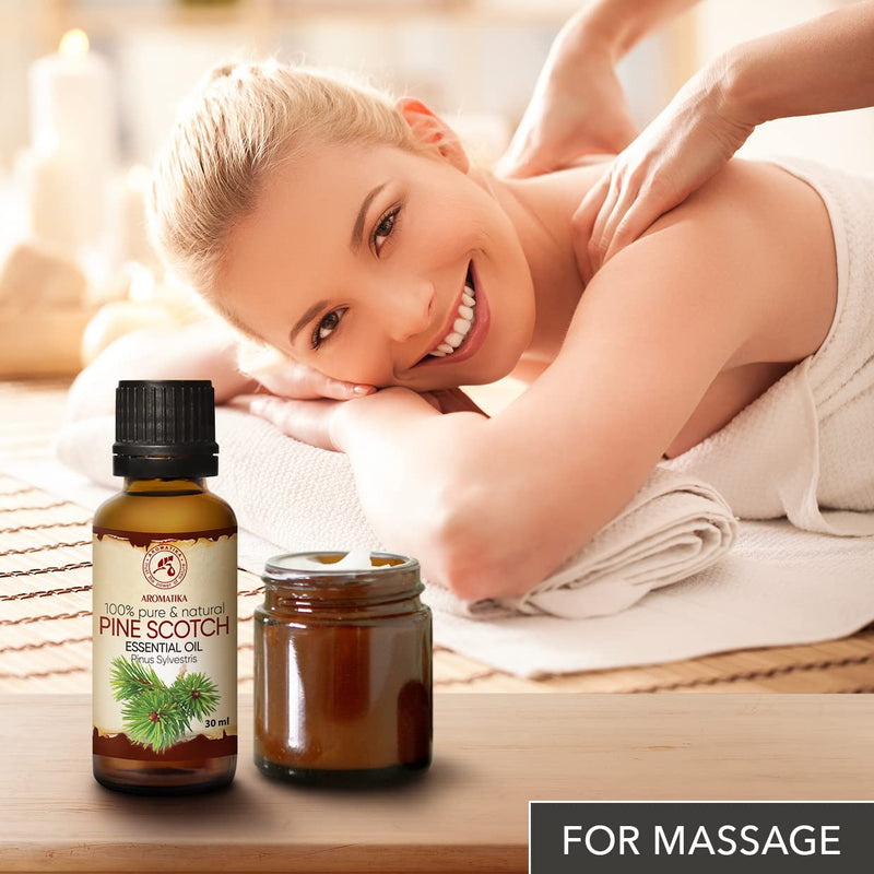Pine Needle Oil Essential - Christmas Tree Fragrance - Pine Scotch 30 Ml - Pinus Sylvestris - Austria - 100% Natural - Fresh Needle Fragrance - Pine Oil For Wellness - Aromatherapy - Aroma Diffuser & - NewNest Australia