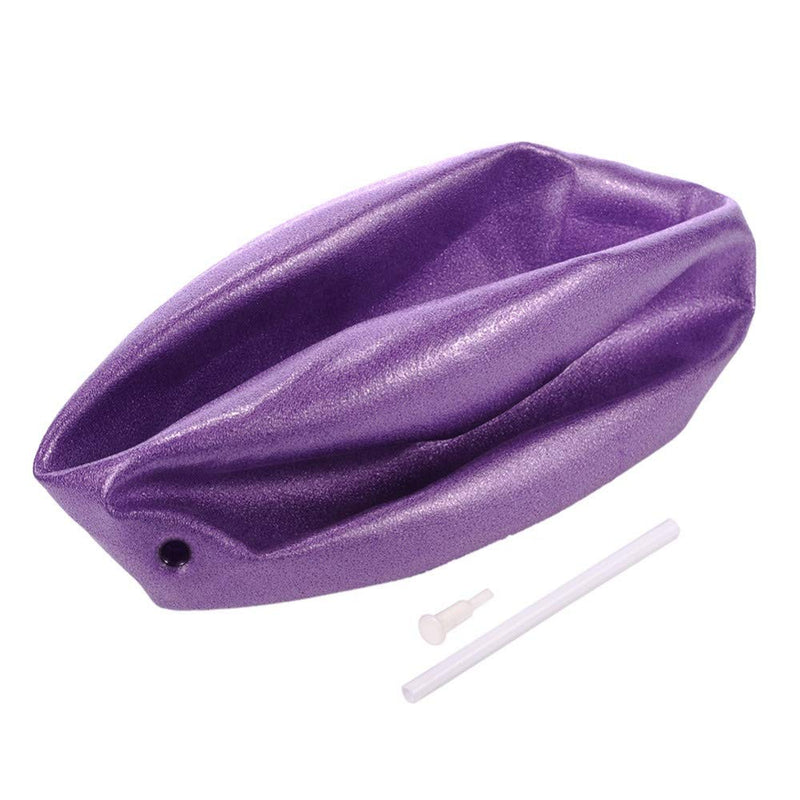 Fortitude Sports Yoga Ball 25cm | Soft Mini Pilates Ball Small for Yoga, Fitness, Core, Stability and Physical Therapy | Inflatable Mini Gym Ball With Inflation Straw Purple - NewNest Australia