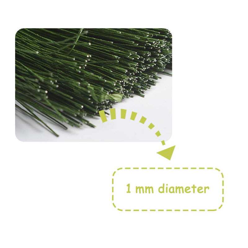 100PCS 18Ga Floral Stem Wires,Green Crafting Floral Stem Wire for DIY Crafts and Flower Arrangement 14 Inches - NewNest Australia