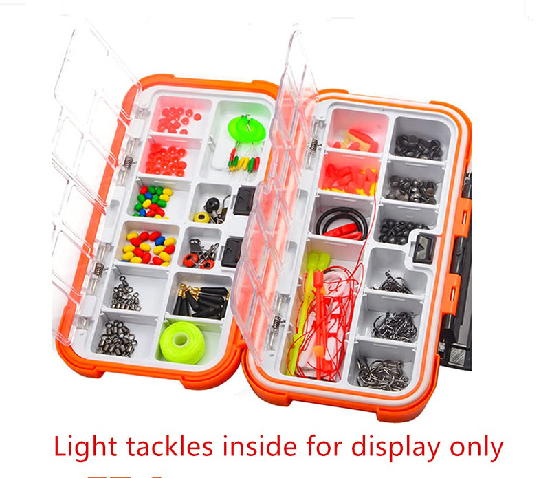 Toasis Fishing Tackle Accessory Box Small Fishing Hooks Weights Sinkers Swivel Storage Container (Olive) Olive - NewNest Australia