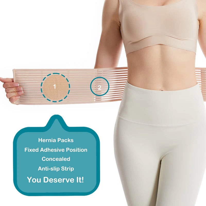 Umbilical hernia bandage & inguinal hernia bandage as an abdominal bandage. Abdominal belt for navel hernia. Inguinal hernia bandage | Hernia Abdominal Belt for Women & Men Large/X-Large (Pack of 1) - NewNest Australia