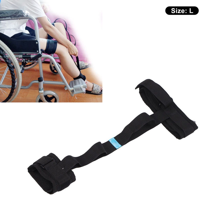 Leg Lifter Strap, Soft Leg Lifter Strap Breathable Leg Lift Assist Band Leg Training Recovery Stretching Assist Band with Leg Loops Mobility Tool for Wheelchair(L) - NewNest Australia