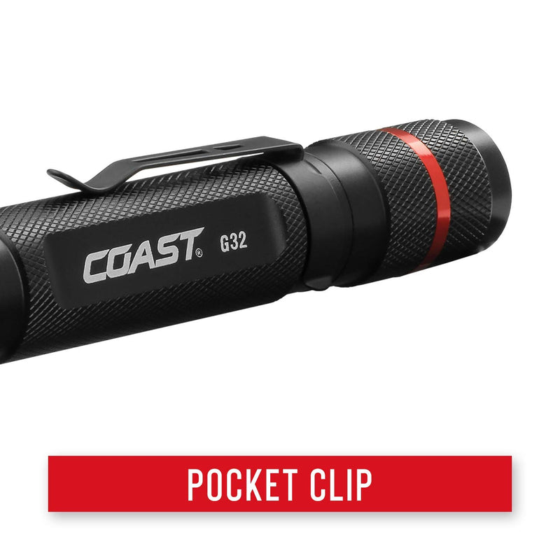 COAST CUTLERY 20484 Coast Flashlight, 10.4 4.5&quotx 1.25&quot, Black - NewNest Australia