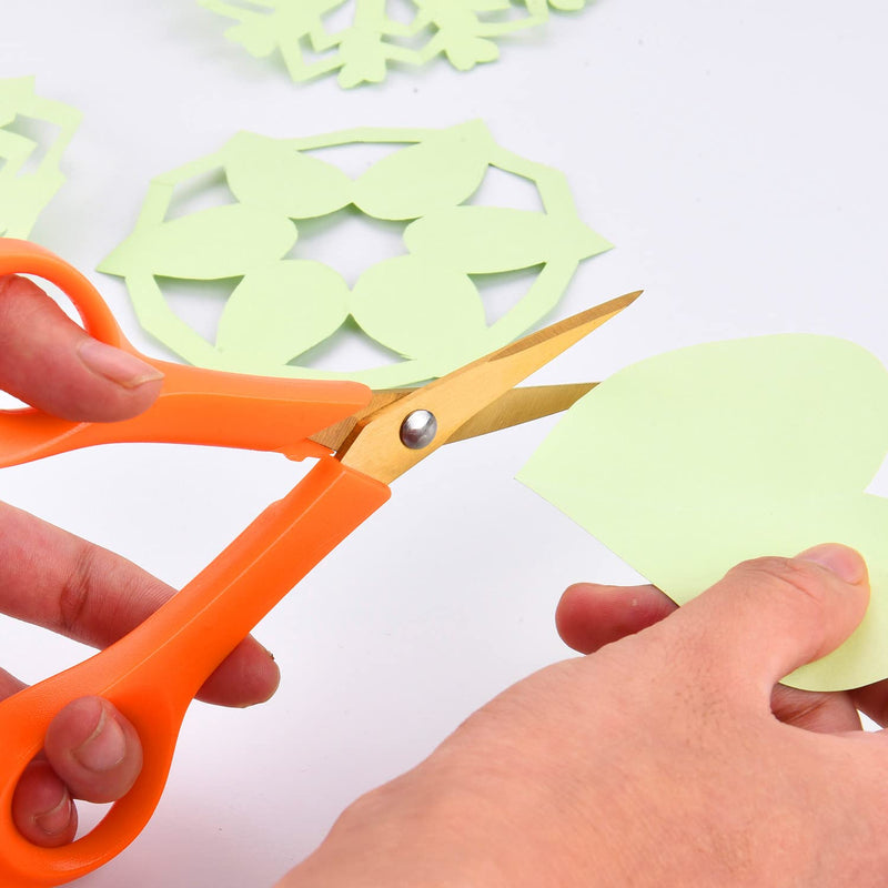 CCR Multipurpose Scissors with Ultra Sharp Blades, Comfort-Grip Handles, 7"Tip Titanium Scissors, 8.3" Craft Scissors for Home Work School Office Supplies and Sewing，Set 4. - NewNest Australia