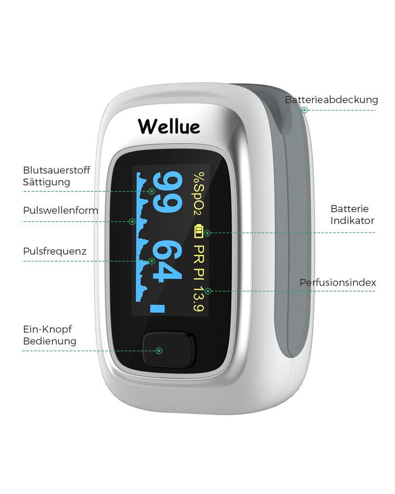 Viatom Pulse Oximeter, Bluetooth Oximeter For Measuring Blood Oxygen Saturation, O2 Pulse Monitor Finger With Oled Display, Pulse Oximeter With Free App And Batteries For Adults Children - NewNest Australia