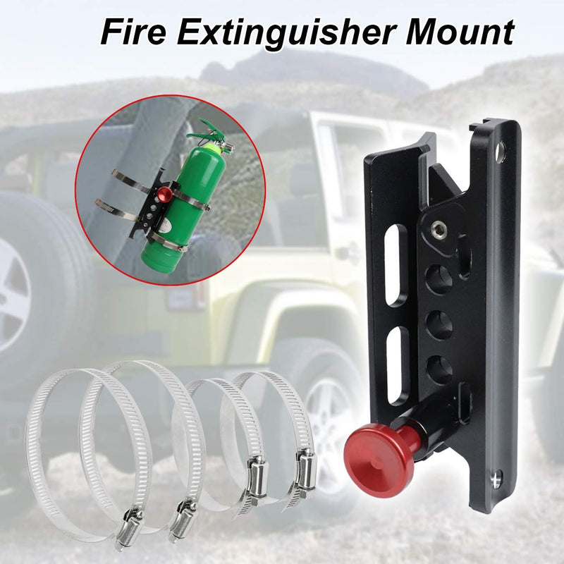 SuLokiy Universal Quick Release Roll Bar Fire Extinguisher Mount bracket 6061-T6 Billet Aluminum Fit For Jeep Wrangler UTV Polaris RZR Ranger Can-Am Maverick ATV - NewNest Australia