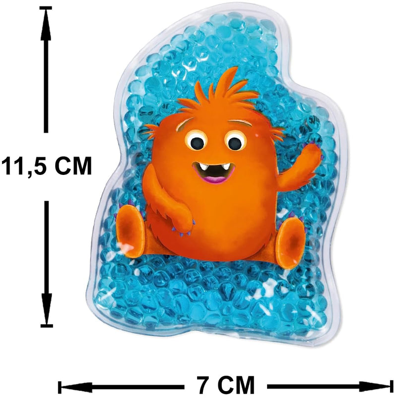 Great For Children Cooling Pads Children, 4 Cooling Monsters For Boys & Girls, Versatile Cold Warm Compresses For Injuries, Fever, Toothache, Headaches And Insect Bites - NewNest Australia