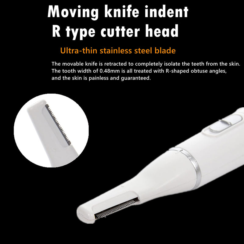 SONGQEE Nose Hair Trimmer for Men and Women, 2-in-1 Electric Nose and Ear Eyebrow Trimmer Shaving Nasal Hair Eyebrow Razor for Face Lips Nose Facial Hair Remove Nose Hair Cutter - NewNest Australia