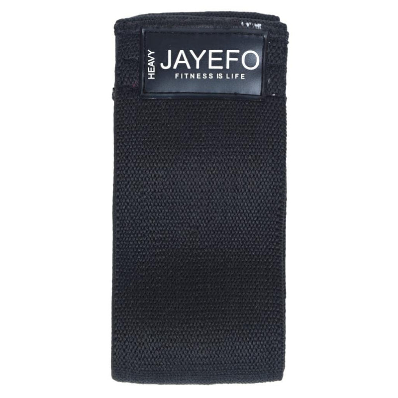 Jayefo Sports Fabric Resistance Bands Set of 3 for Women & Men Non Slip Exercise Legs Glute Squat Women’s Hip Workout Band Wide Loop Fitness Elastic Butt Bands Black - NewNest Australia