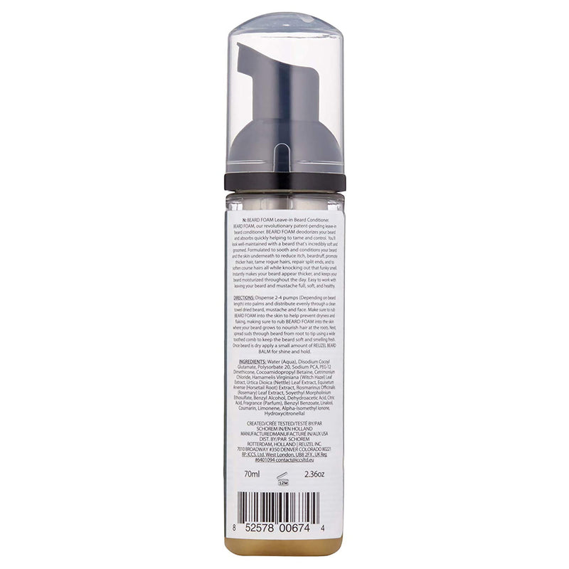 Reuzel Beard Foam, Reduces Beardruff And Itchy Skin, 70 ml - NewNest Australia