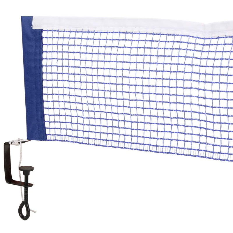 Ping Pong Net Set, Portable Simple Polyester Ping Pong Net Replacement Portable Ping Pong Practice Net Table Tennis Net with Metal Bracket Sports Replacement Accessories Blue - NewNest Australia