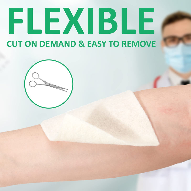 Dr. Med Calcium Alginate Wound Dressing Gauze, 10 PCS High Absorption Non-Stick Filling Soft and Comfortable Patch (4"X 4") - NewNest Australia