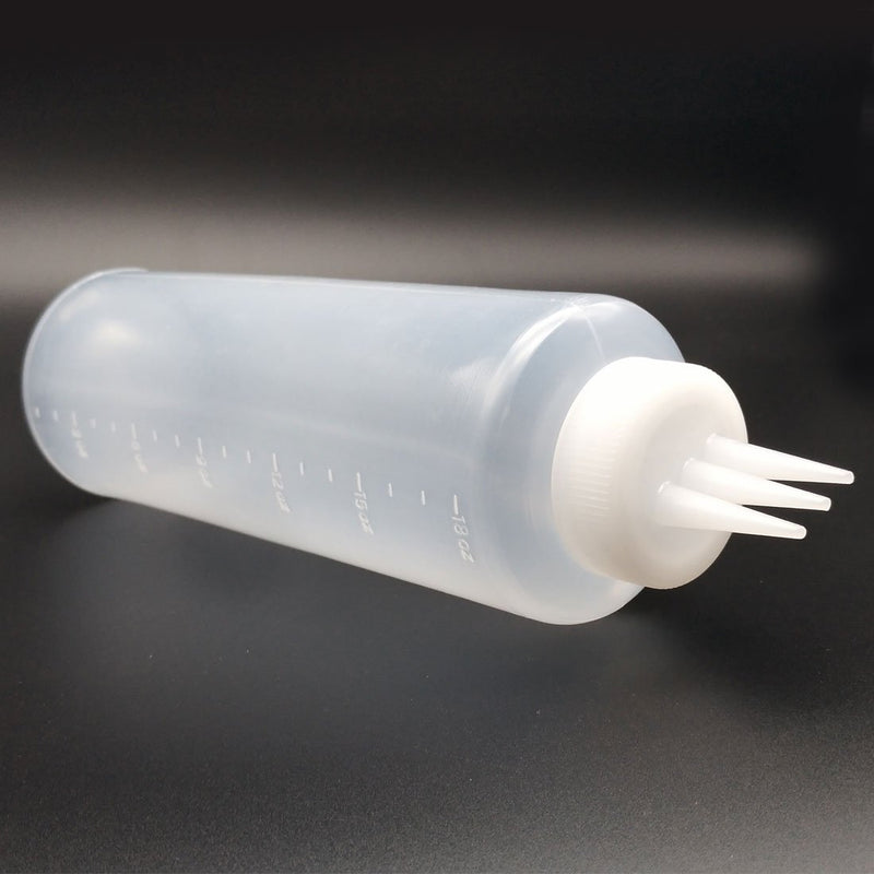 NewNest Australia - 3 Hole Sauce Squeeze Condiment Bottles Dispenser (14oz - 400ml) 14oz(400ml) 
