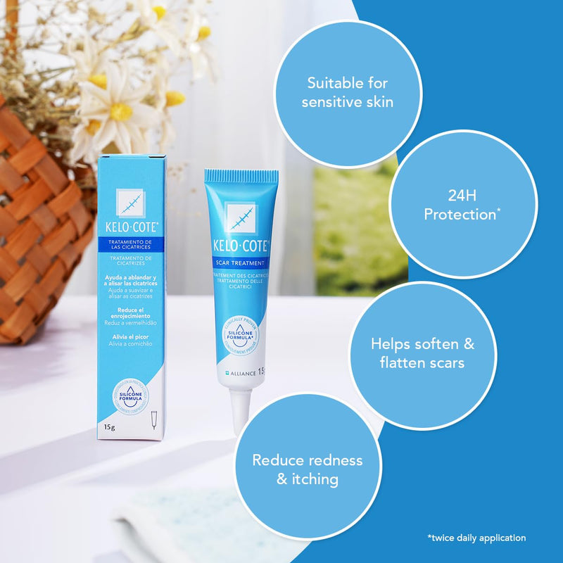 Alliance Pharmaceuticals GmbH Kelo-cote silicone gel for the treatment of scars 15 g - NewNest Australia