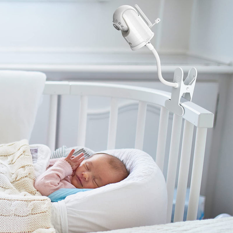 Baby Monitor Mount, Universal Baby Camera Holder Baby Camera Stand for Crib Nursery, Compatible with Infant Optics DXR-8 and DXR-8 PRO Gooseneck Baby Monitor Mount - NewNest Australia